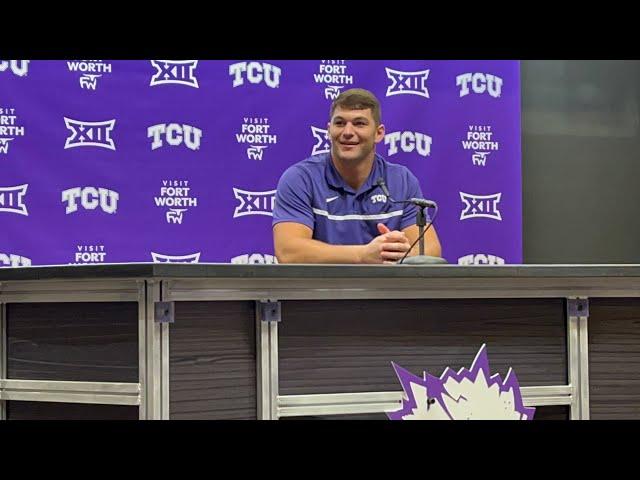 TCU TE Chase Curtis talks path to being a Frog