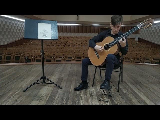 Фестиваль-конкурс "Классическая гитара" Паршаков Александр. Возрастная группа-III.