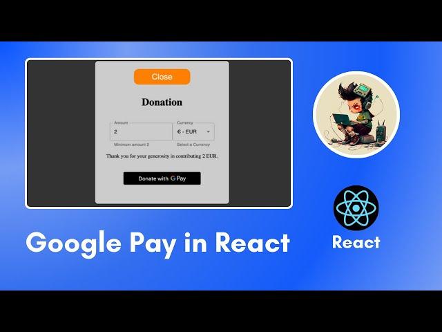 Google Pay in React [Tutorial DE]