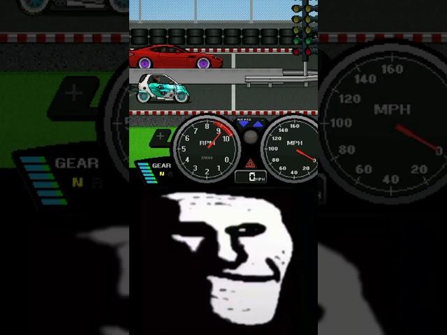 Fastest car in pixel car racing | #pixelgame #supra #toyota #pixelcarracer #nissan