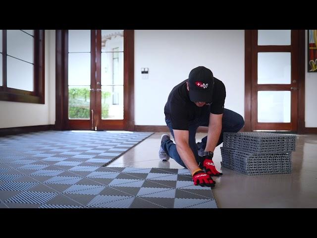 Swisstrax Modular Flooring™ Garage Transformation