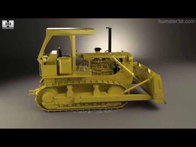 Caterpillar D7G Crawler Dozer 1974 3D model by 3DModels.org