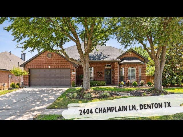 2404 Champlain Ln, Denton TX 76210 - House for Sale