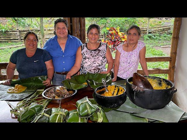 Tamales ecuatorianos de pato