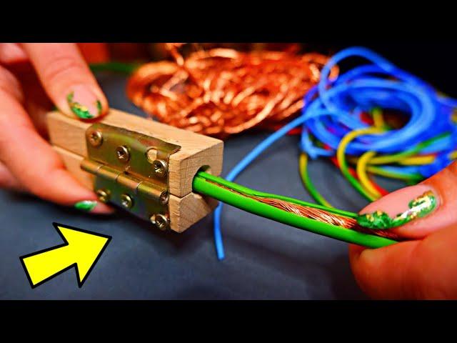 How to STRIP Copper WIRE | Top 3  DIY Stripping devices | INCREDIBILE