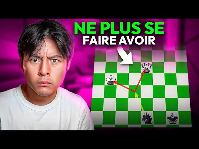 L’astuce pour ne plus se prendre de fourchette de cavalier aux échecs !