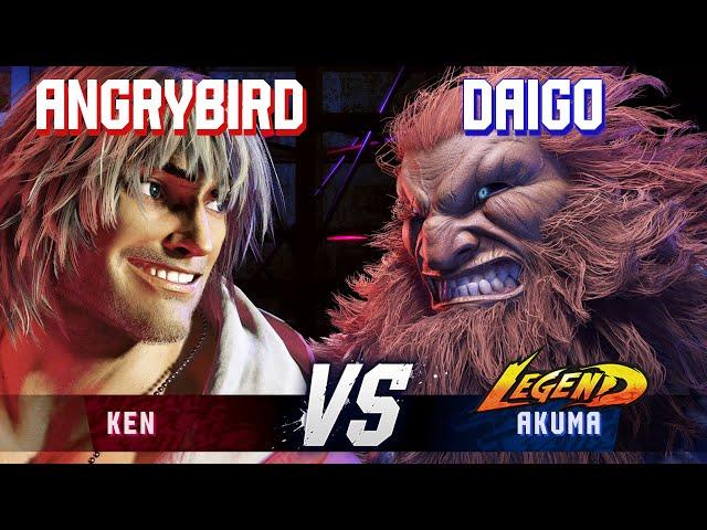 SF6 ▰ ANGRYBIRD (Ken) vs DAIGO (Akuma) ▰ High Level Gameplay