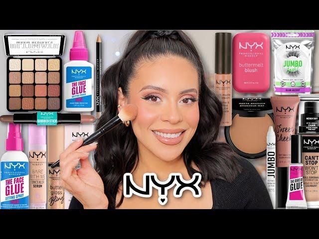 Full Face Using Only NYX Makeup  (best drugstore makeup)