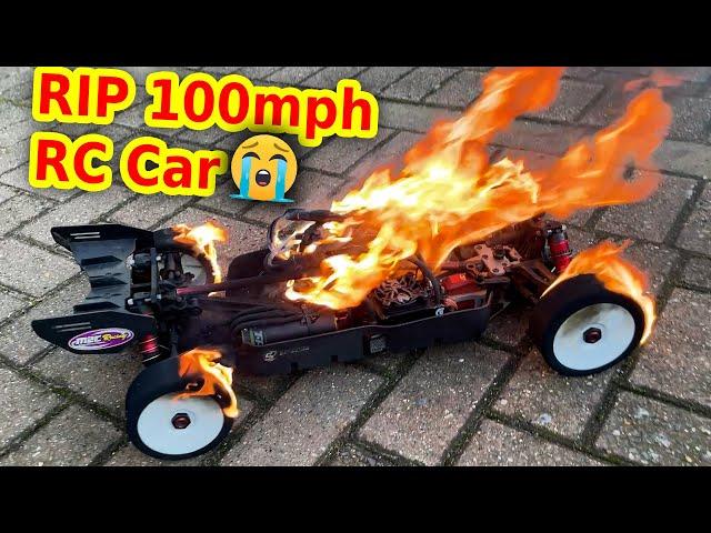 Hot Wheels!! - RC Car FIRE - Castle Cremations XLX2 Failure