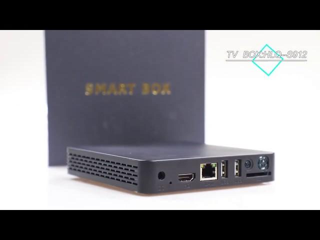 IHOMELIFE HLQ-PRO S912 IPTV BOX OCTA CORE 2GB 16GB DUAL WIFI 2.4/5GHZ 1000M BLUETOOTH 4.0 ANTENNA