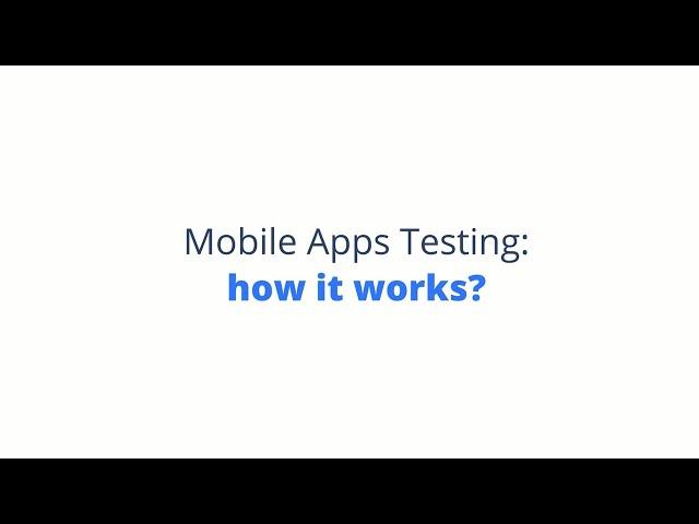 QATestLab Mobile Application Testing