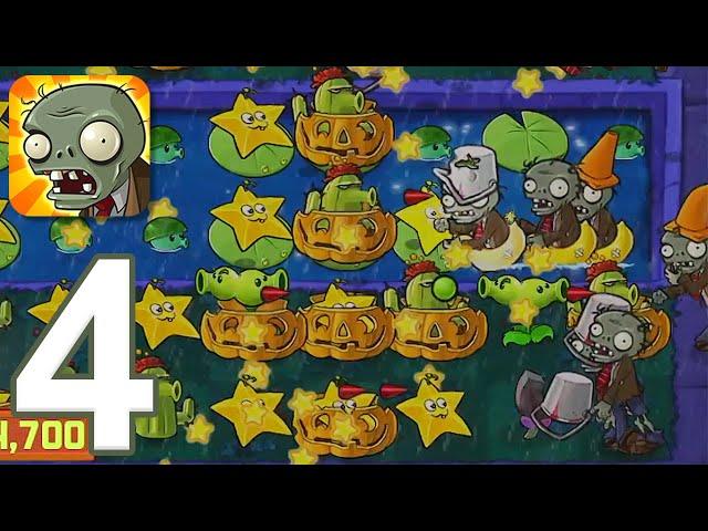 Plants vs Zombies - Gameplay Walkthrough Part 4 - Fog: All Levels [1-10] (iOS, Android)