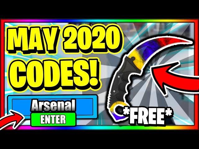 (MAY 2020) ALL *NEW* SECRET OP WORKING CODES! Roblox Arsenal