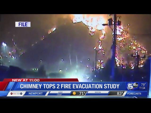 Chimney Tops 2 fire evacuation study