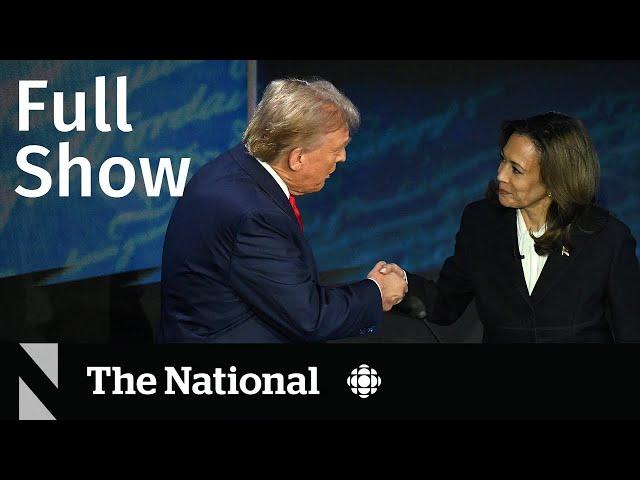 CBC News: The National | Trump-Harris U.S. presidential debate