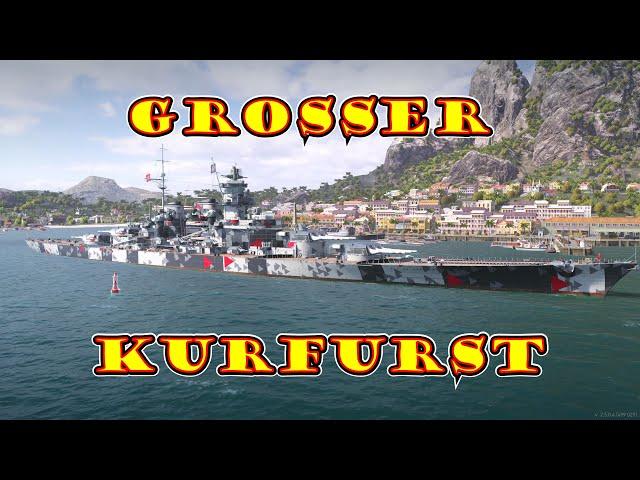 Meet The Grosser Kurfurst! Legendary German Battleship (World of Warships Legends Xbox One X) 4k