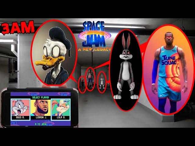 DONT PLAY THE SPACE JAM GAME AT 3AM OR CURSED LEBRON JAMES.EXE DAFFY DUCK & BUGS BUNNY.EXE APPEAR