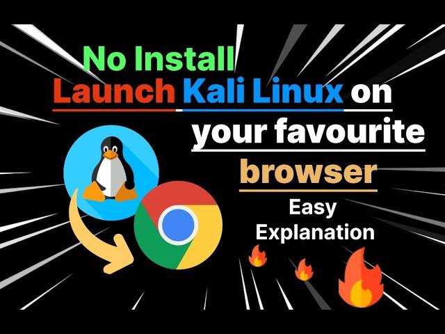  Run Kali Linux in Your Browser | No Installations, Just Click and Learn! 