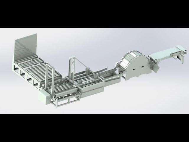 How can we quickly palletize the timber boards?Let us see our wood timber board auto stacking line