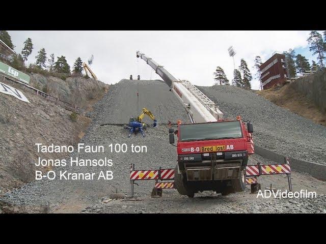 Special machine job - ski slope - Sweden