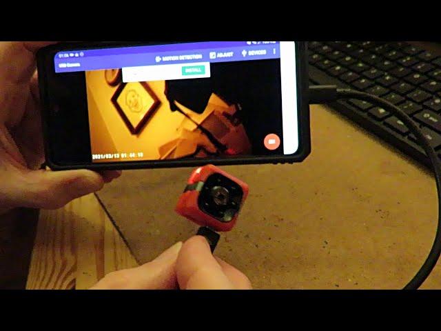 Android to USB webcam using SQ11