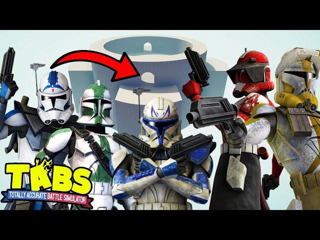 TABS Every CLONE COMMANDER Battle Royale! - Totally Accurate Battle Simulator: Star Wars Mod