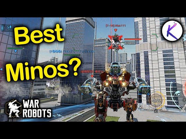 Best Minos is with Evora War Robots Gameplay WR new Titan weapons Robot 8.8