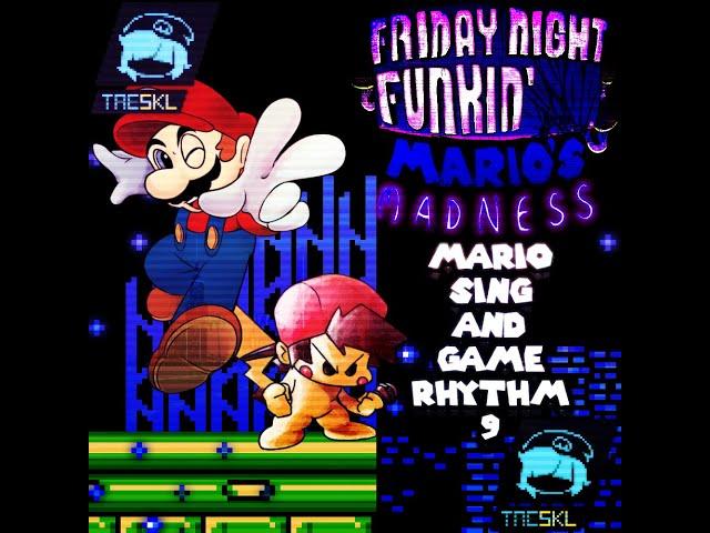 Friday Night Funkin'; Mario's Madness - MARIO SING AND GAME RHYTHM 9