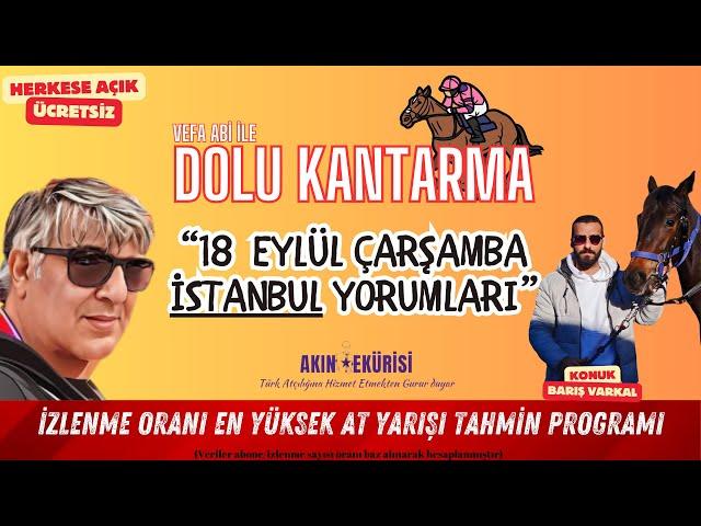 CANLI YAYIN | 18 Eylül İstanbul Koşu Yorumları | Vefa Abi İle Dolu Kantarma | Konuk: BARIŞ VARKAL