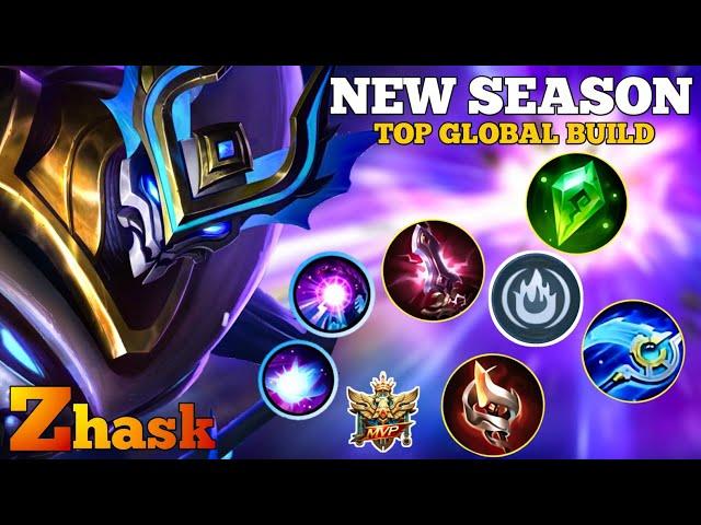 26 Kills Full Gameplay!! 10. 6 Points Zhask Best Build and Emblem - Build Top 1 Global Zhask ~ MLBB