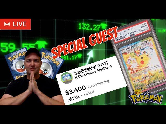 Live Pokemon Market Chat With JaysPokeMart The Man Behind The $1,000,000 Pikachu