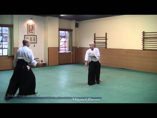 Aikido, Yokomen-uchi Kaiten-nage Irimi, Miguel Baena