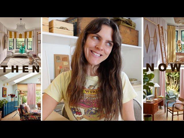 Matilda Goad's Home: THEN vs NOW (what small changes can do to a space)