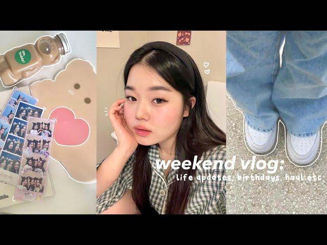 weekend vlog: 5:00am mornings, Korea haul, life updates, etc..