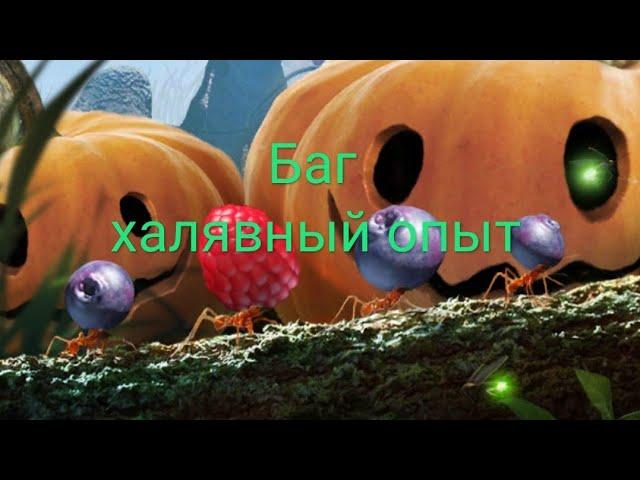 the ants underground kingdom баг на опыт.  как быстро прокачать спец муравья