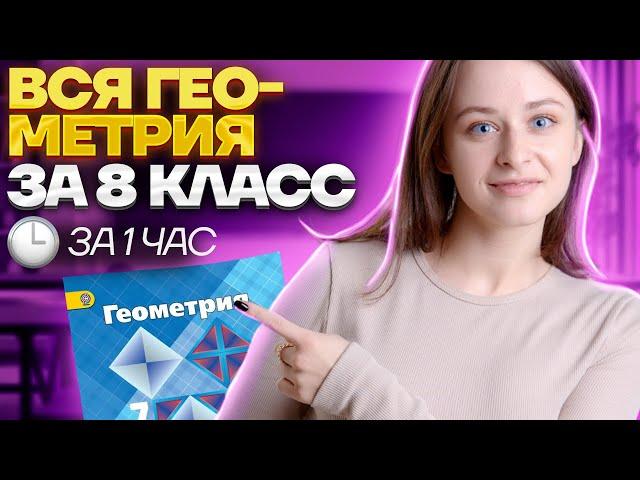 Геометрия 8 класс за 1 час | Математика | Умскул