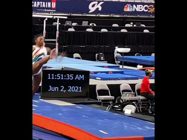 Podium training U.S.Classic 2021 VAULT Simone Biles,Jordan Chiles, Chelssie Memmel, Mykayla Skinner