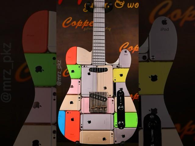 Not like other guitar out of 107 real iphones  NOTCOIN version  #notcoin #notart #artmayer #apple