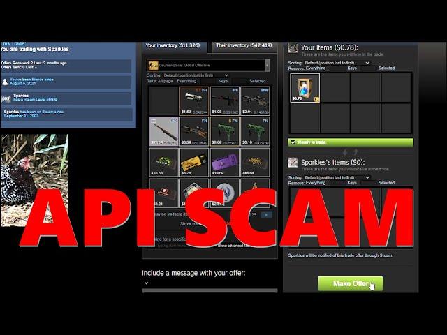 How to not get API scammed