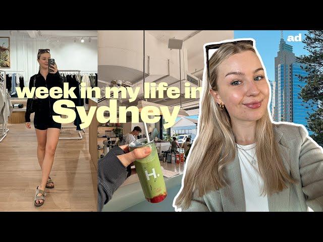 SETTLING INTO SYDNEY | in my healthy girl era  self care, reminiscing about uni ad