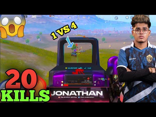 20 Kiils  Finnally I Am Back | Jonathan Is Back #bgmi #jonathangaming #hrsunny