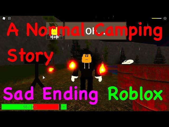 Прохождение САМОГО ОБЫЧНОГО ЛАГЕРЯ, на ГРУСТНУЮ Концовку! | Roblox A Normal Camping Story Sad Ending