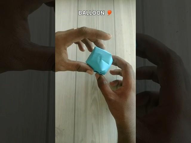 PAPER BALLOON ORIGAMI| HOW TO MAKE A BALLOON CRAFT| STEP BY STEP FOLDING TUTORIAL| ARTWORK