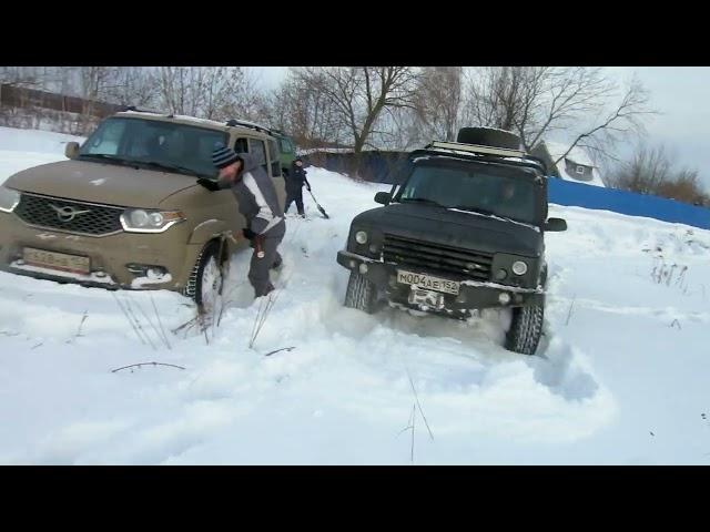 По снегу всех поразила Chevrolet Niva на самоблоках/offroad/покатушки/оффроад