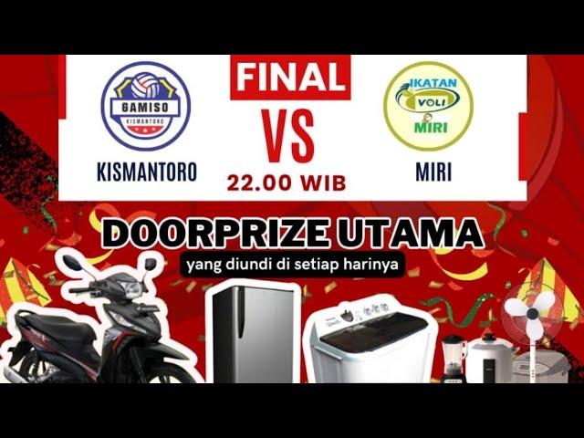 LIVE GRAND FINAL GO NYAWIJI KISMANTORO  IVOM MIRI VS GAMISO KISMANTORO