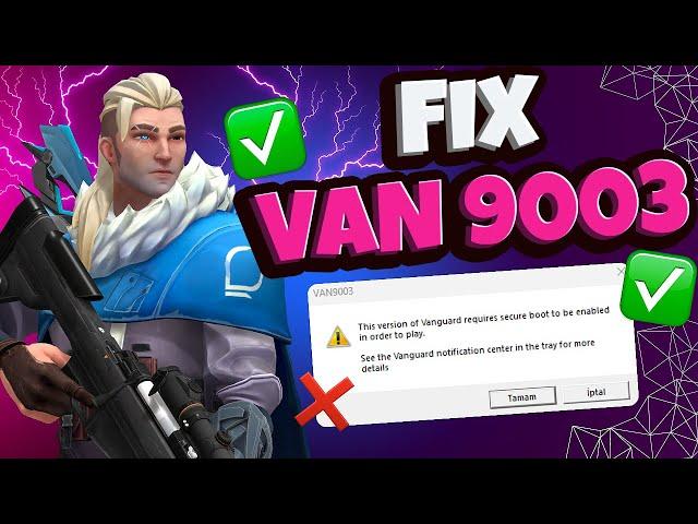 How To Easy Fix Van9003 Valorant Error 2024!