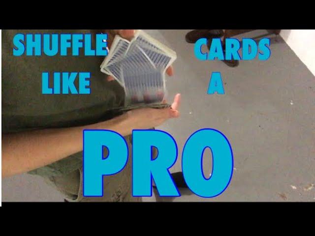 The Farro, Friffle, and Cascade shuffle- CARDISTRY TUTORIAL