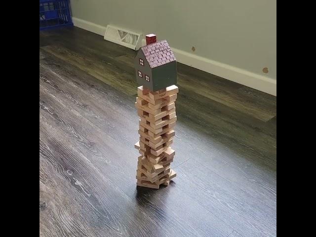 Toy truck vs Jenga blocks #3