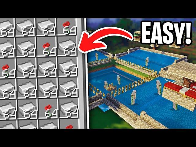 Easiest 1.21 Iron Farm in Minecraft Java! (SERIOUSLY OP!)