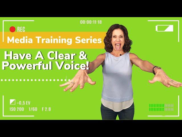 How To Improve Your Speaking Voice On Camera (2/2) | Refine How You Sound | Media Training